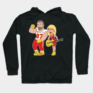 Football Man & Guitar Girl Hoodie